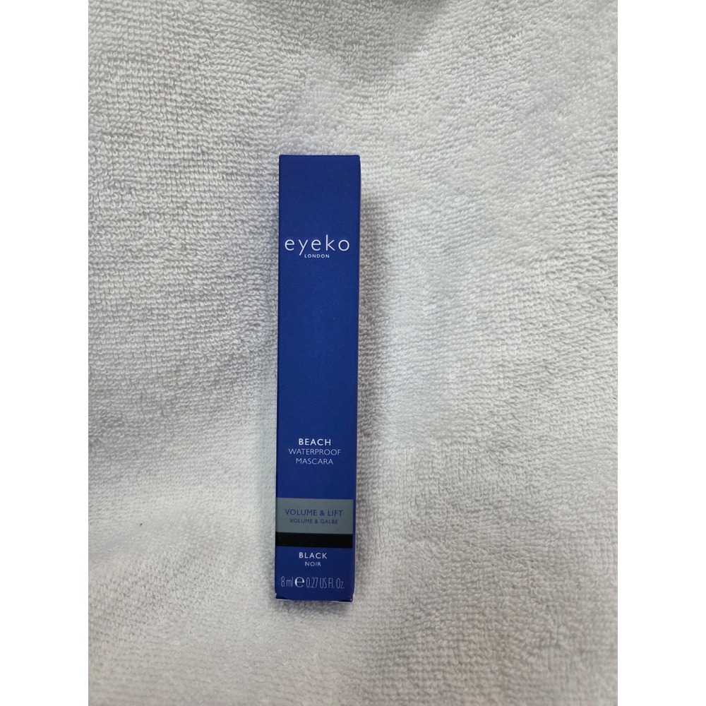 Eyeko London Beach Waterproof Mascara in the shade Black Noir New .27 Fl oz.